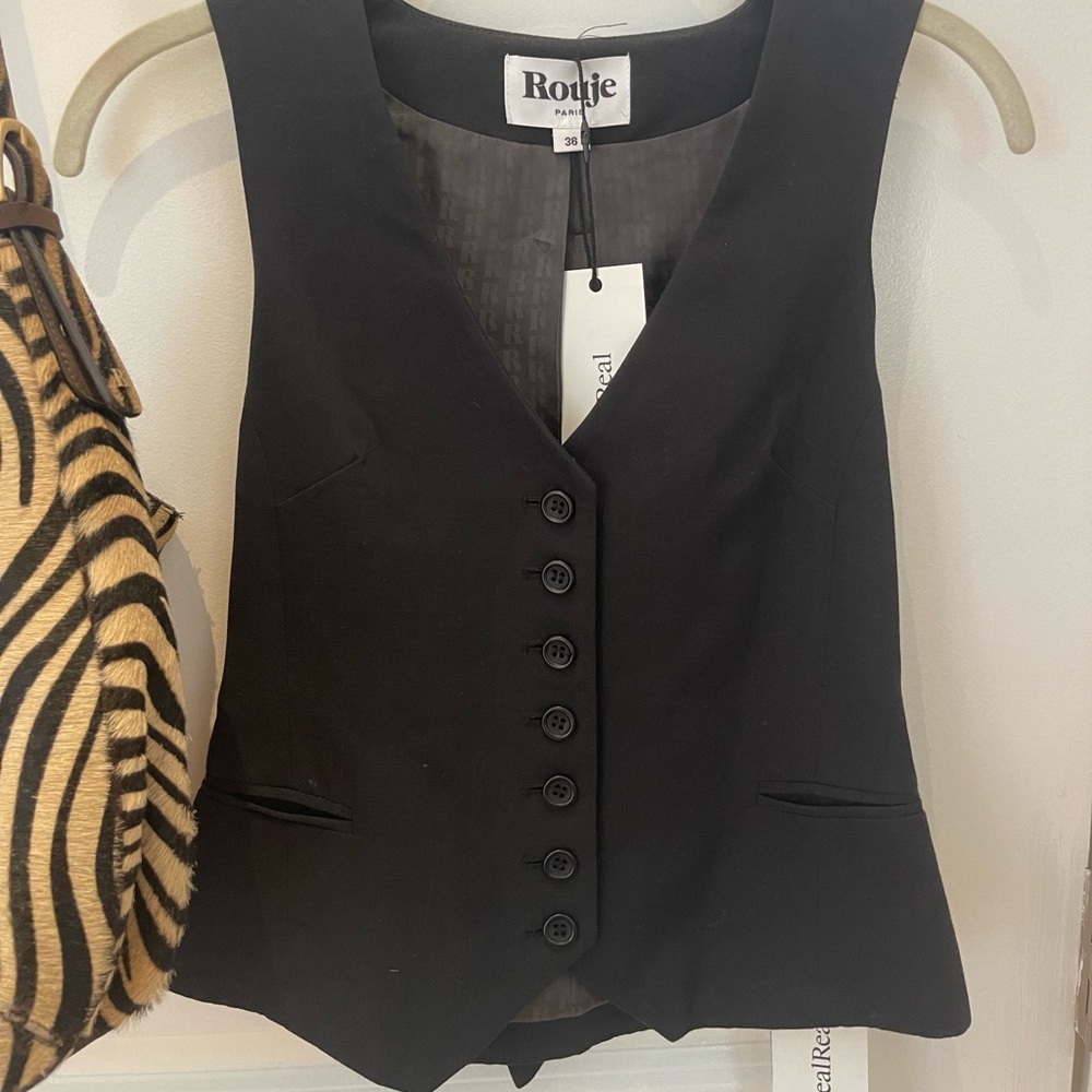 ROUJE PARIS VEST SIZE 38 - bought on the realreal